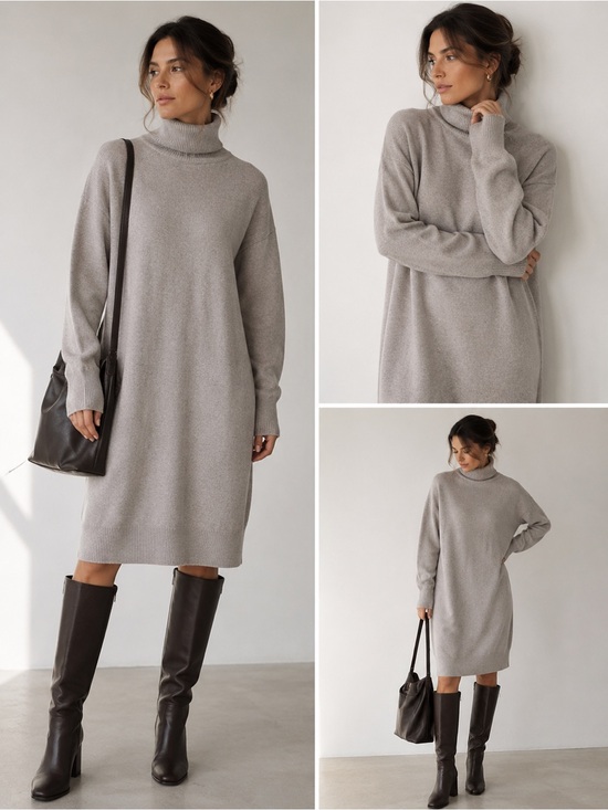 Aritzia Sweaters - ARITZIA WILFRED 100% WOOL SWEATER DRESS SIZE M